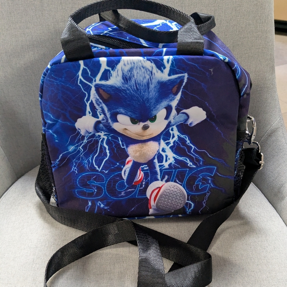 Sonic the Hedgehog Blue Lunch Bag